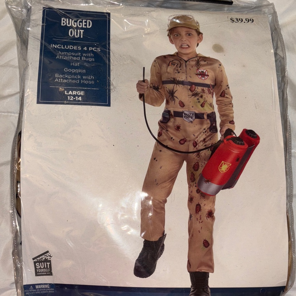 Bugged Out Adventure Costume for Kids - Tan